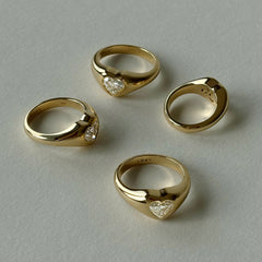 Maxine Noble Radiant Cut 3PC Wedding Ring Set